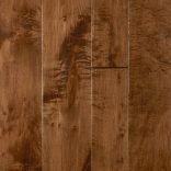 Hard Maple, Natural Character, Hand Scraped Face & Edges, Antique Mahogany Stain