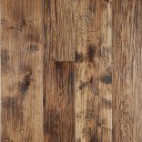 Hickory Natural Character Hand Scraped Dark Walnut Stain