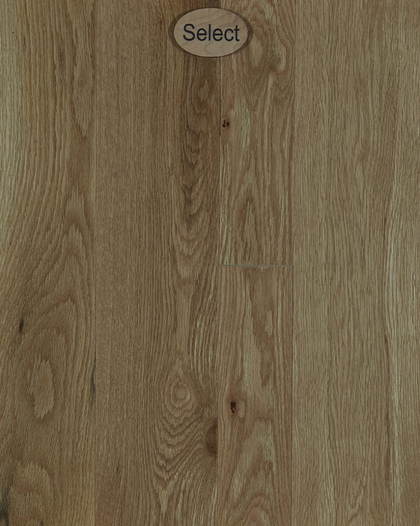 White Oak, Hand Select, Natural Finish