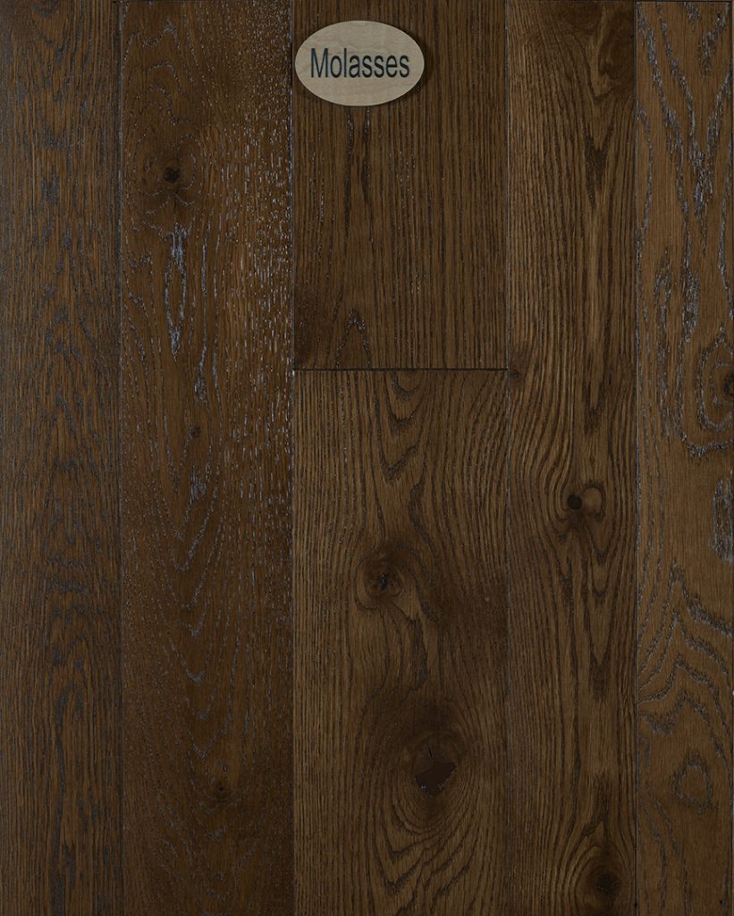 White Oak, Natural Character, Molasses Stain