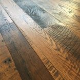 Reclaimed Oak, Natural Face, Antique Mahogany Stain