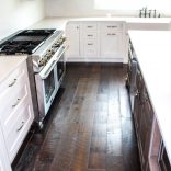 Reclaimed Oak, Natural Face, Dark Walnut Stain - kitchen