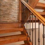 Live Sawn White Oak, New England Walnut Stain - stair treads