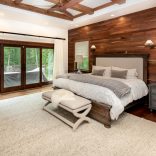 Walnut, Natural Character, Hand Scraped, Natural Finish - master bedroom